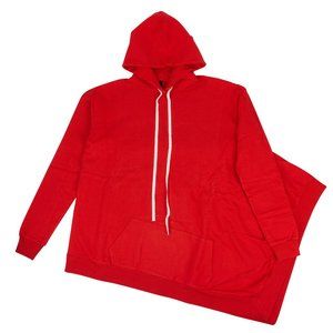 UNRAVEL PROJECT Red Oversized Long Hoodie Size S $630